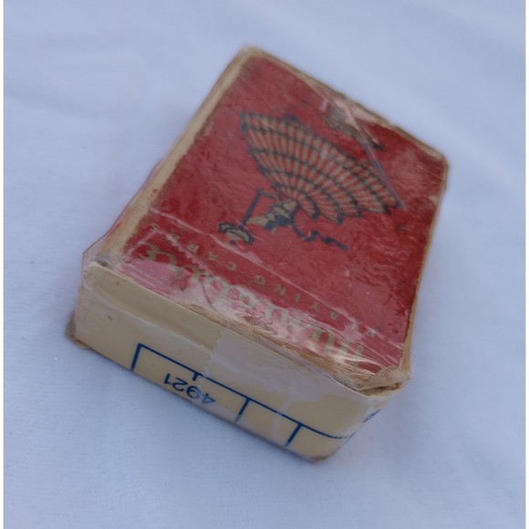 Vintage Mini Playing Cards Dancing Lady Parasol with Poodle - 1930s - Picture 6 of 9